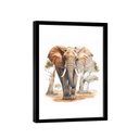 Ver imagem 3 de Quadro Elefante Aquarela -- Br Artes
