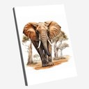 Ver imagem 2 de Quadro Elefante Aquarela -- Br Artes