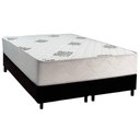 Ver imagem 1 de Cama Box Queen: Colchão Ortopédico Inovaflex Comfort Premium+base Crc Corano Black (158x198)