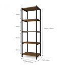 Ver imagem 3 de Estante para Livros 146cm em Aço Industrial 5 Prateleiras Klm Store