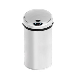 Lixeira Automática Inox 12 Litros Premium Sensor Banheiro Cozinha Escritório Kzi