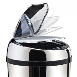 Lixeira Automática Inox 12 Litros Premium Sensor Banheiro Cozinha Escritório Kzi - 5