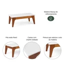 Ver imagem 6 de Mesa de Centro Club Bege 100% MDF