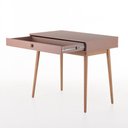 Ver imagem 6 de Escrivaninha Liva 1 Gaveta 90 Cm X 53 Cm Rosa Blush