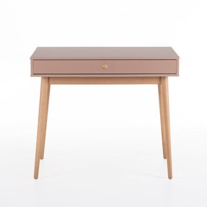 Escrivaninha Liva 1 Gaveta 90 Cm X 53 Cm Rosa Blush