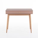 Ver imagem 1 de Escrivaninha Liva 1 Gaveta 90 Cm X 53 Cm Rosa Blush