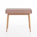 Ver imagem 5 de Escrivaninha Liva 1 Gaveta 90 Cm X 53 Cm Rosa Blush