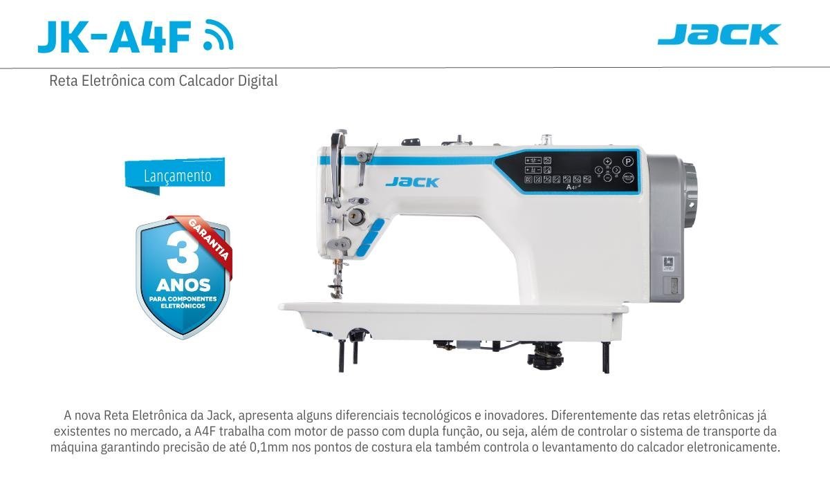 Reta Eletrônica A4-jack -220v+kit 19 Calcadores+36m Garantia - 5