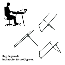 Kit Ergonômico Nr-17 Home Office Escritório com Bolinha Massageadora - 5