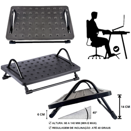 Kit Ergonômico Nr-17 Home Office Escritório com Bolinha Massageadora - 3