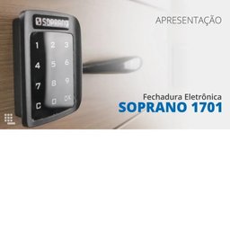 Fechadura Eletrônica Digital Soprano 1701 Armário Gaveta - 2
