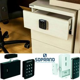 Fechadura Eletrônica Digital Soprano 1701 Armário Gaveta - 3