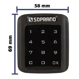 Fechadura Eletrônica Digital Soprano 1701 Armário Gaveta - 4