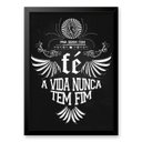 Ver imagem 1 de Quadro Rappa - pra Quem Tem Fé 45x34cm - com Vidro:moldura Branca