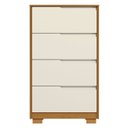 Ver imagem 7 de Cômoda para Quarto 4 Gavetas 70cm Sole Flex Off/Cinamomo - Albatroz