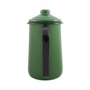 Ver imagem 2 de Bule para Café Esmaltado Tradicional 14 1,5 Litros Verde Ewel