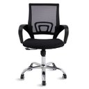 Ver imagem 1 de Cadeira De Escritório Mesh Diretor Com Sistema Relax Giratoria New Java - Preto