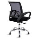 Ver imagem 4 de Cadeira De Escritório Mesh Diretor Com Sistema Relax Giratoria New Java - Preto