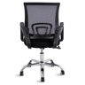 Cadeira De Escritório Mesh Diretor Com Sistema Relax Giratoria New Java - Preto - 5