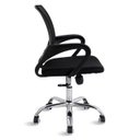 Ver imagem 3 de Cadeira De Escritório Mesh Diretor Com Sistema Relax Giratoria New Java - Preto