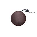 Ver imagem 6 de Kit 2 Banquinhos Baixo Cozinha Americana de Fibra Sintetica:capuccino/marrom