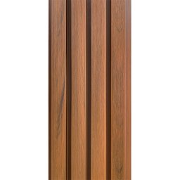 Painel Ripado Wpc Externo Cor Amendoa 2,90m X 20cm (0,58m²) Woopo - 5