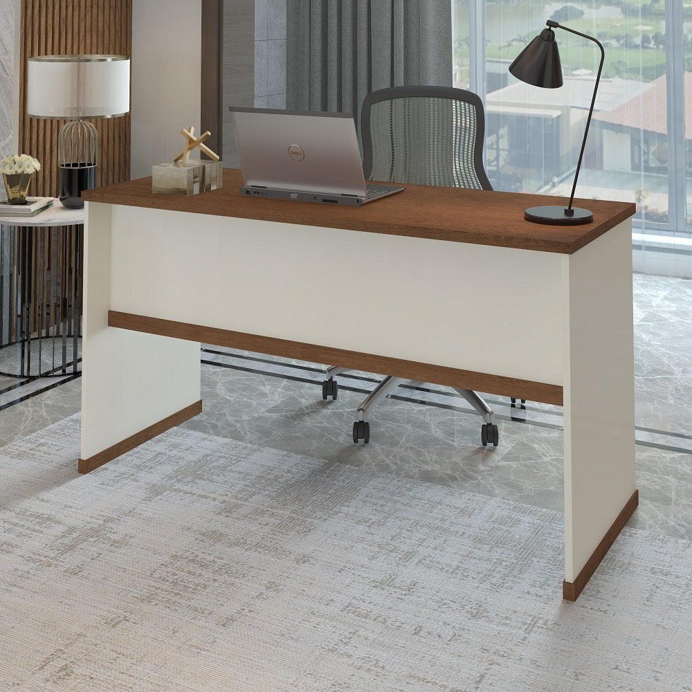 Mesa Escritório Office Berlin Via Nossa Varias Cores:Off/Nature é boa?