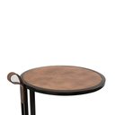 Ver imagem 3 de Mesa Para Braço De Sofá Supreme Acabamento Couro Marrom
