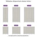 Ver imagem 6 de Guarda-roupa Infantil 92cm 3 Portas e 2 Gavetas Realeza Multimóveis Mp4452 Branco/off White