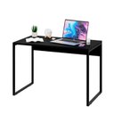 Ver imagem 2 de Mesa Escrivaninha Industrial 100x60cm Escritório Home Office Netmobil - Preto