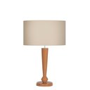 Ver imagem 1 de Abajur Ar Art. para Decoração Imbuia Cup Tec Bege Ref 400 E27 Bivolt