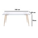 Ver mais imagens de Conjunto Sala de Jantar Mesa com Tampo em Vidro e 4 Cadeiras em Metal e Corino Glam Cinza