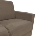 Ver imagem 6 de Sofá 2 Lugares Com Almofadas Gabrielly Suede Bege Escuro