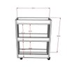 Armário para Área de Serviço 3 Prateleiras Branco Mdf - 4