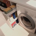 Ver imagem 3 de Armário para Área de Serviço 3 Prateleiras Branco Mdf