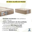 Ver imagem 3 de Beliche com Cama Auxiliar 03 Colchões D20 Treliche Completa Cor:off-white