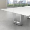 Tampo de Vidro Temperado Branco para Mesa 80x160cm 8mm - 1