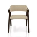 Ver mais imagens de Kit 5 Cadeiras Sala de Jantar e Jogos Carteados Madeira Maciça Poker Linho Offwhite-capuccino G42