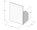 Ver imagem 2 de Nicho Gabinete Lavanderia C/ Rodízio Armário Tanque Minimalista