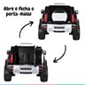 Carro Elétrico Infantil Controle Criança até 30kg Bluetooth Usb Mp3 5km/h Land Rover Defender Preto - 6