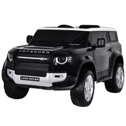 Carro Elétrico Infantil Controle Criança até 30kg Bluetooth Usb Mp3 5km/h Land Rover Defender Preto - 1 Carro Elétrico Infantil Controle Criança até 30kg Bluetooth Usb Mp3 5km/h Land Rover Defender Preto - 1