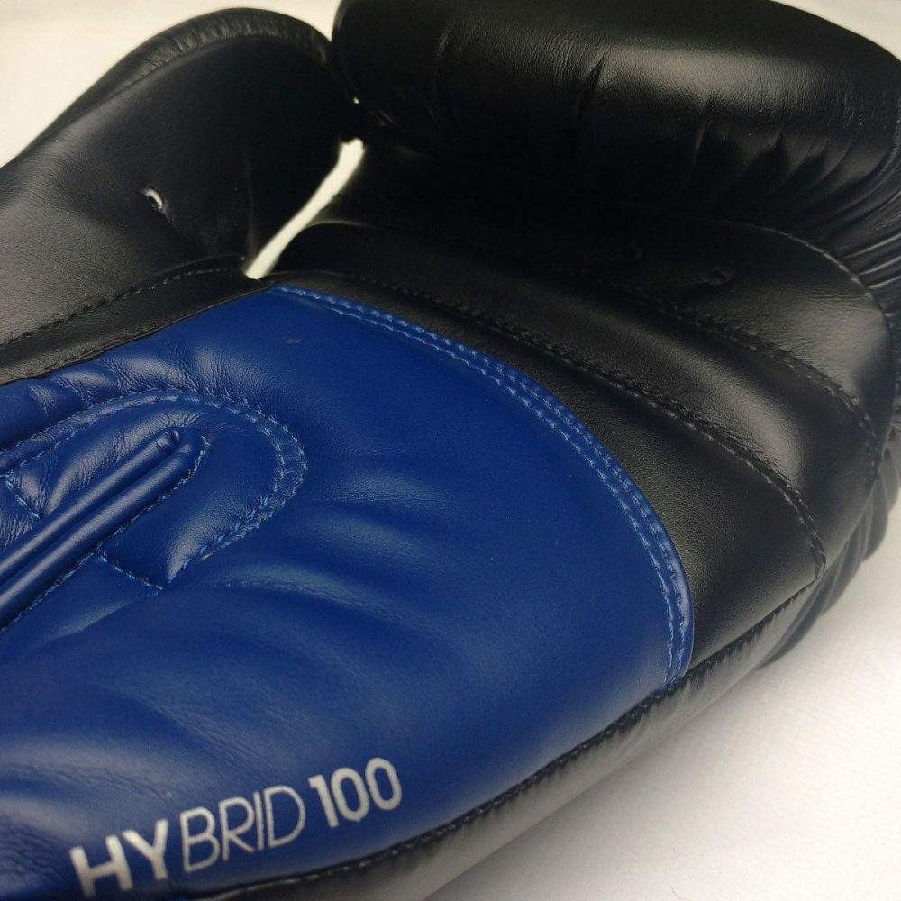 Luva de Box Hybrid 100 Preto com Azul - 5