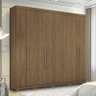 Guarda Roupa 8 Portas Casal Master Vip 8.4 Jatobá com Pés - PR Móveis - 2