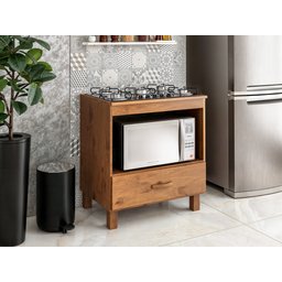 Balcão para Fogão Cooktop 2, 4 e 5 Bocas com Pé Móveis Mpo - 1