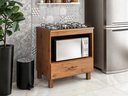 Ver imagem 2 de Balcão para Fogão Cooktop 2, 4 e 5 Bocas com Pé Móveis Mpo