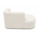 Ver imagem 6 de Sofá Puf Orgânico 140 cm 2 Lugares Consultório Recepção Sala:Off White/Bouclé Lado Esquerdo