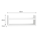 Ver imagem 4 de Prateleira de Mdf para Parede Quarto Criança Bebê Brinquedos:branco