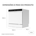 Ver imagem 4 de Lava Louças 8 Serviços Branca Touch Plus Midea MDWTF08W2 - 220V