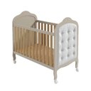 Ver imagem 3 de Berço Minicama 3 em 1 com Capitonê 100% MDF Maya Espresso Móveis Bege/Off White/Amêndoa/Corino B