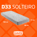 Ver imagem 3 de Colchão Ortopédico Casal de Espuma a Vácuo D33 138x188cm Inducol Cinza